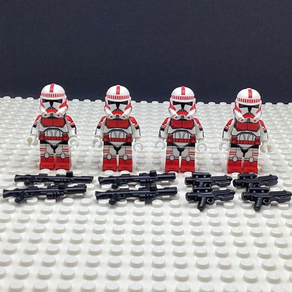 Star Wars minifigures Shock Troopers Clone Coruscant Guards LOT LEGO compatible - Picture 4 of 8
